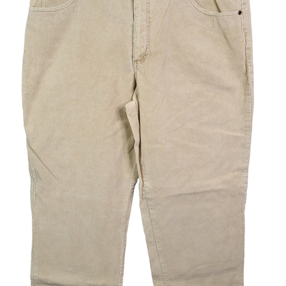 Lee Dungarees Loose Straight Leg Light Tan Corduroy Pants Men's 36x34 - Picture 3 of 13